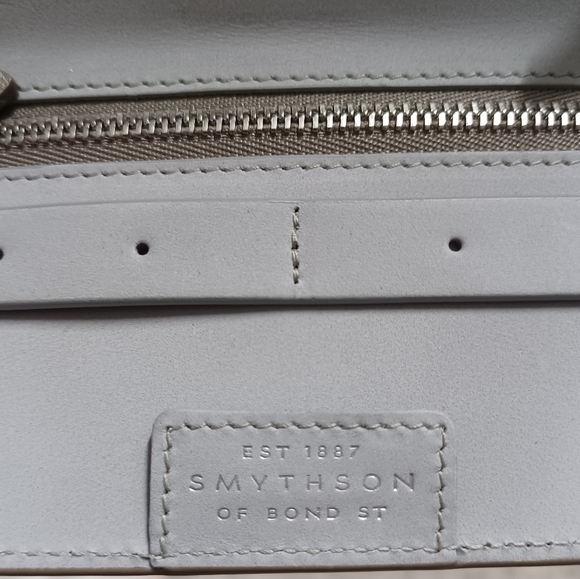 Auth! New! Smythson of Bond Street Small Jewelry Roll Case Pouch in Pana… - Picture 7 of 9